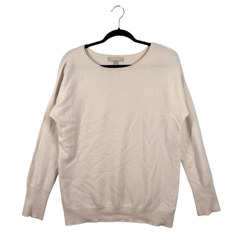 Banana Republic Cream Crew Neck Sweater